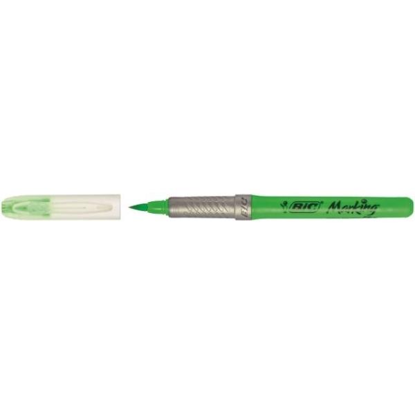 ROTULADOR FLUORESCENTE HIGHLIGHTER GRIP FLEX VERDE BIC