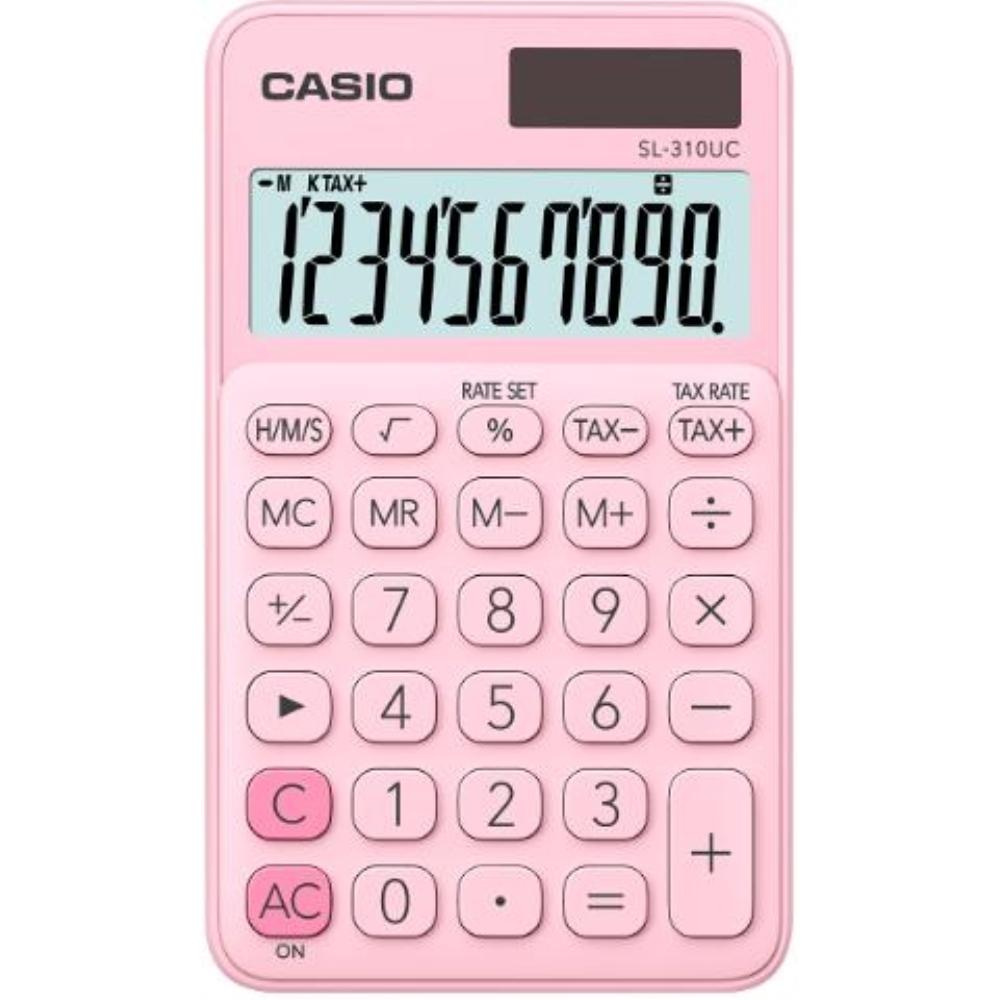 CALCULADORA BOLSILLO SL-310UC 8 DIG ROSA CASIO