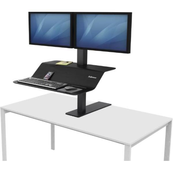 ESTACIÓN DE TRABAJO SIT STAND  LOTUS  VE DOBLE FELLOWES