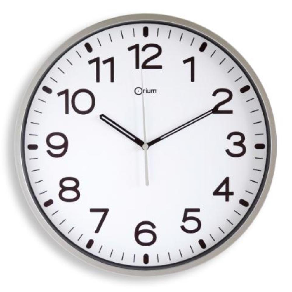 RELOJ ANALÓGICO PLATA  30 MARCO ABS ALTO IMPACTO SILENCIOSO C/PILA LR6 ARCHIVO 2000