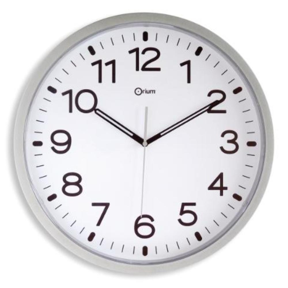 RELOJ ANALÓGICO BLANCO  50 MARCO ABS ALTO IMPACTO SILENCIOSO C/PILA LR6 ARCHIVO 2000