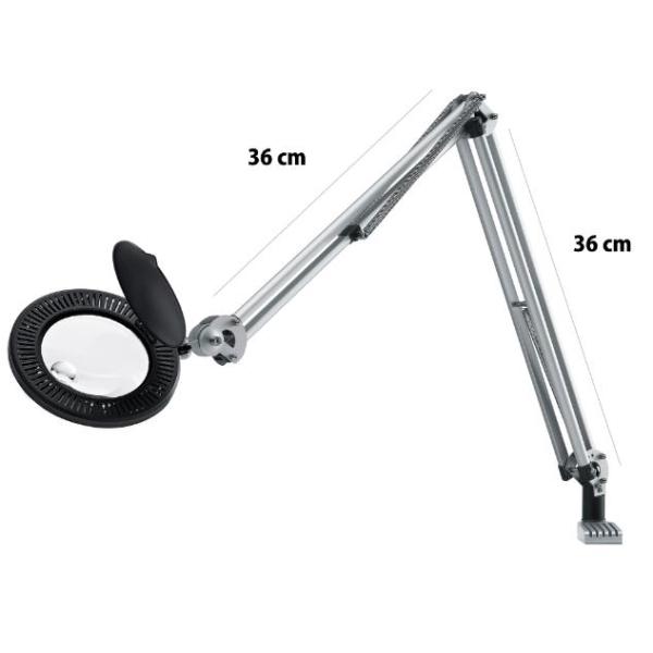 LAMPARA LUPA LED AUMENTO 2X+LENTE ADICIONAL 3,25X ARCHIVO 2000