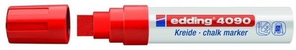 ROTULADOR TIZA LIQUIDA EDDING 4090 BISELADO ROJO