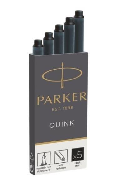 CARTUCHOS DE TINTA NEGRO 5 UDS PARKER