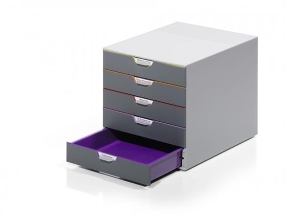 MODULO 5 CAJONES 292X280X356MM VARICOLOR  DURABLE