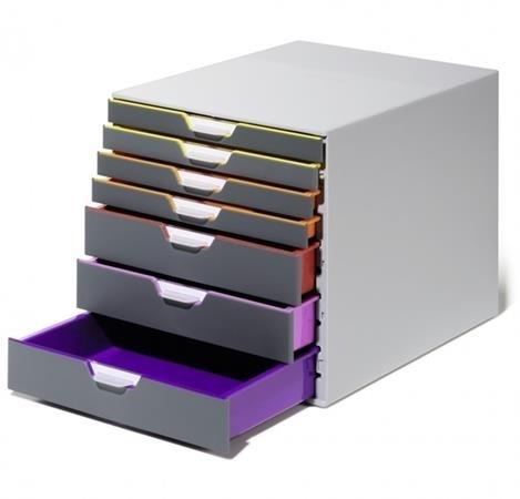 MODULO 7 CAJONES 292X280X356MM VARICOLOR  DURABLE