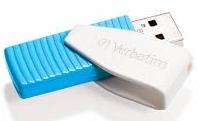 MEMORIA USB 2.0 STORE  N  GO SWIVEL AZUL 8GB VERBATIM