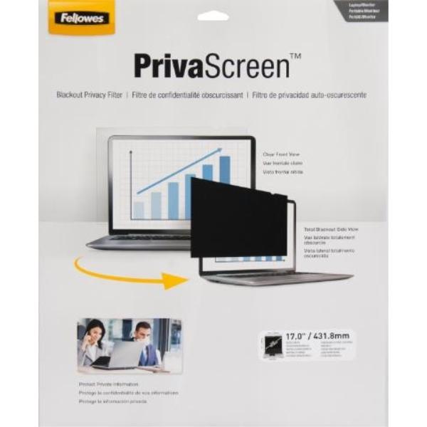 "FILTRO DE PRIVACIDAD PRIVASCREEN  PANORAMICA 17""W FELLOWES"