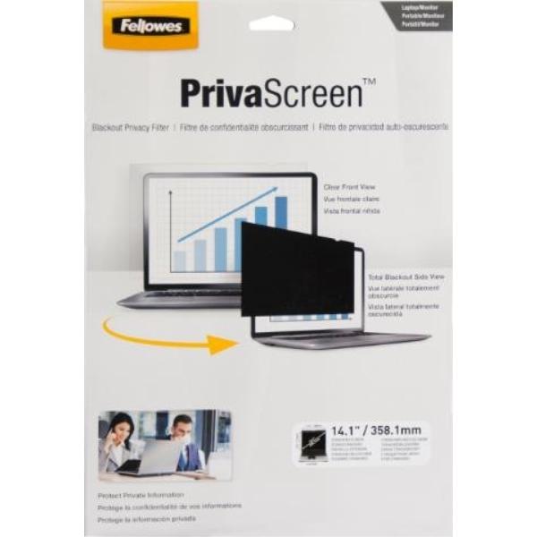 "FILTRO DE PRIVACIDAD PRIVASCREEN  ESTANDAR 14,1""W FELLOWES"