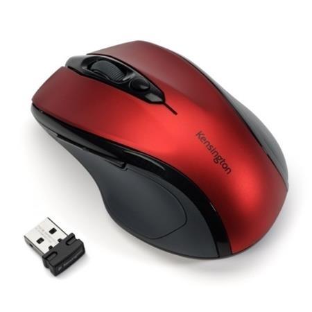 RATÓN INALÁMBRICO PRO FIT MEDIANO ROJO  KENSINGTON