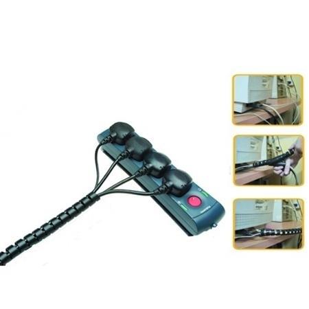 ORGANIZADOR CABLES CABLEZIP NEGRO FELLOWES