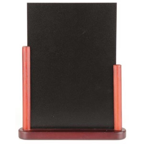 PIZARRA NEGRA SOBREMESA DOBLE CARA PARA ROTULADOR TIZA PZ01 21x30CM LIDERPAPEL