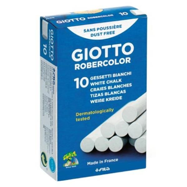 TIZA ROBERCOLOR BLANCA CJ DE 10 GIOTTO