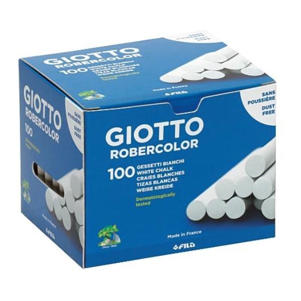 TIZA ROBERCOLOR BLANCA CJ DE 100 GIOTTO