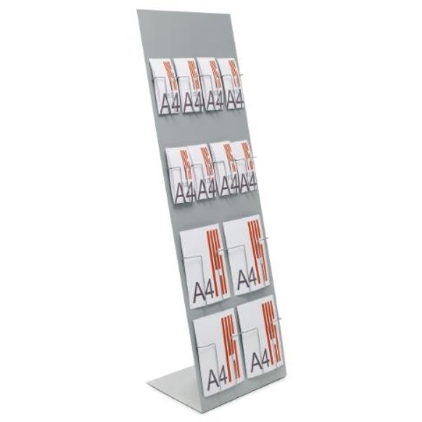 EXPOSITOR DE CHAPA PERFORADA INCLINADO 150 X 45 CM. PLANNING