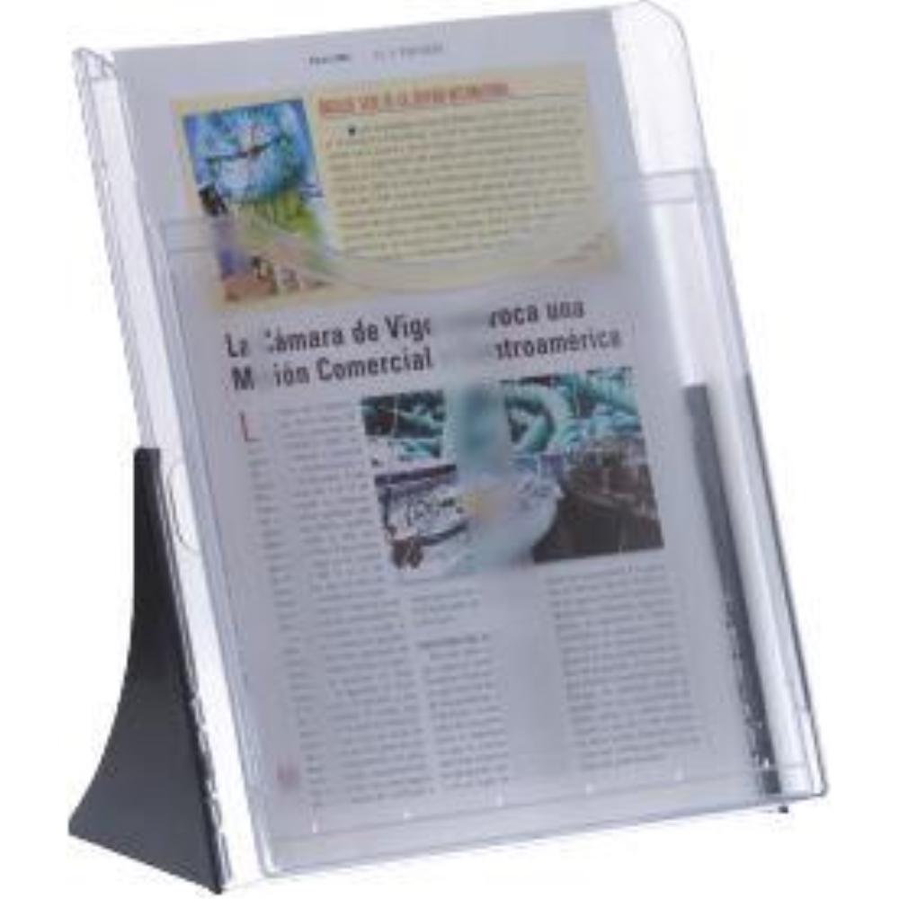 EXPOSITOR SOBREMESA SIMPLE A4 TRANSPARENTE ARCHIVO 2000