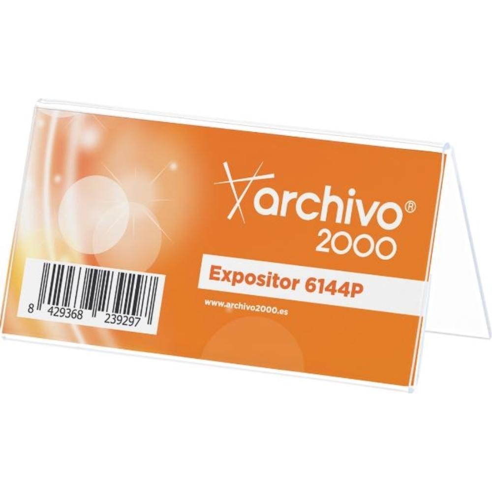 PORTANOMBRES SOBREMESA PLASTICO 122X65 MM ARCHIVO 2000
