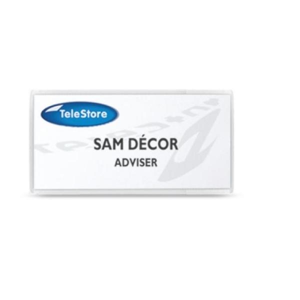 IDENTIFICADOR AUTOADHESIVO CON TARJETAS IMPRIMIBLES 40X79 MM TARIFOLD