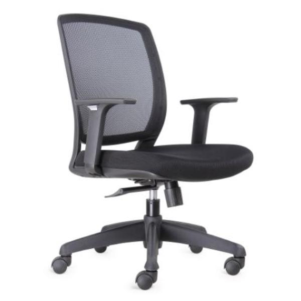 SILLA DIRECCION LUNA RESP. MALLA BASCULANTE BRAZOS VINCOLO