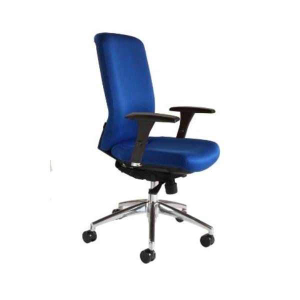 SILLA OFICINA 944 AZUL BRAZOS ROCADA