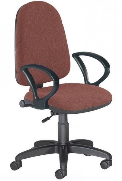 SILLA OFICINA RD930 GRANATE BRAZOS ROCADA