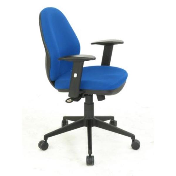 SILLA OFICINA RD939 AZUL BRAZOS ROCADA