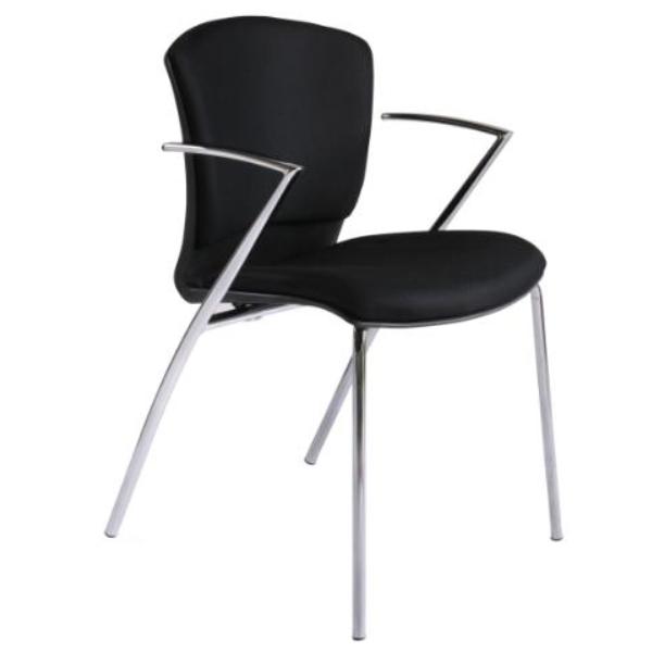 SILLA CONFIDENTE 966 NEGRO BRAZOS ROCADA