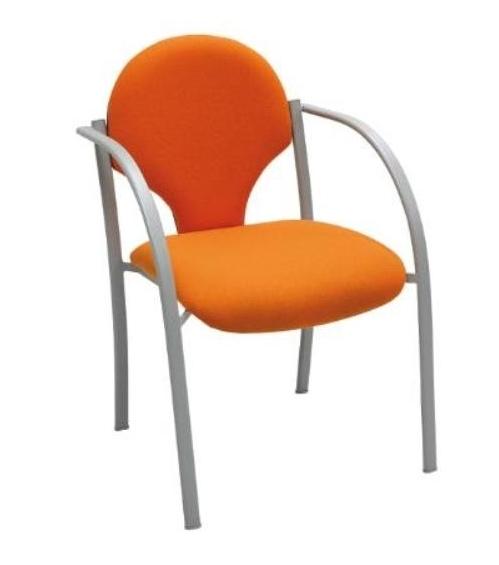 SILLA AUXILIAR INCA TAPIZADA ESTRUCTURA GRIS VINCOLO