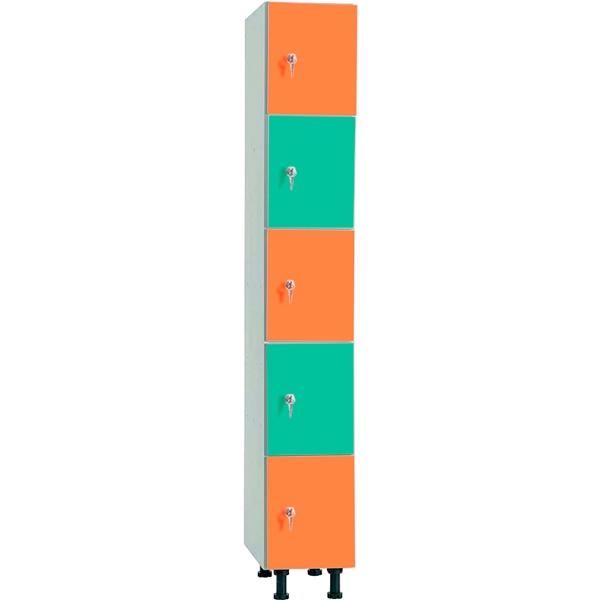 TAQUILLA MELAMINA SERIE MP 5 PUERTAS 180x30x50CM MEGABLOK