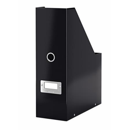 REVISTERO CARTON PLASTIFICADO NEGRO BOX SNAP & STORE LEITZ