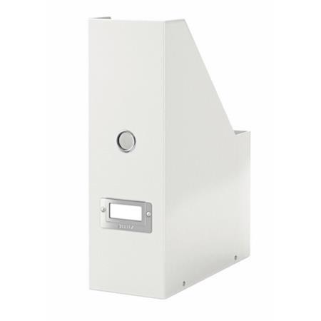 REVISTERO CARTON PLASTIFICADO BLANCO BOX SNAP & STORE LEITZ