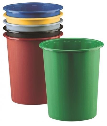 PAPELERA PLASTICO 305 VERDE TRANSLUCIDO 14 L FAIBO