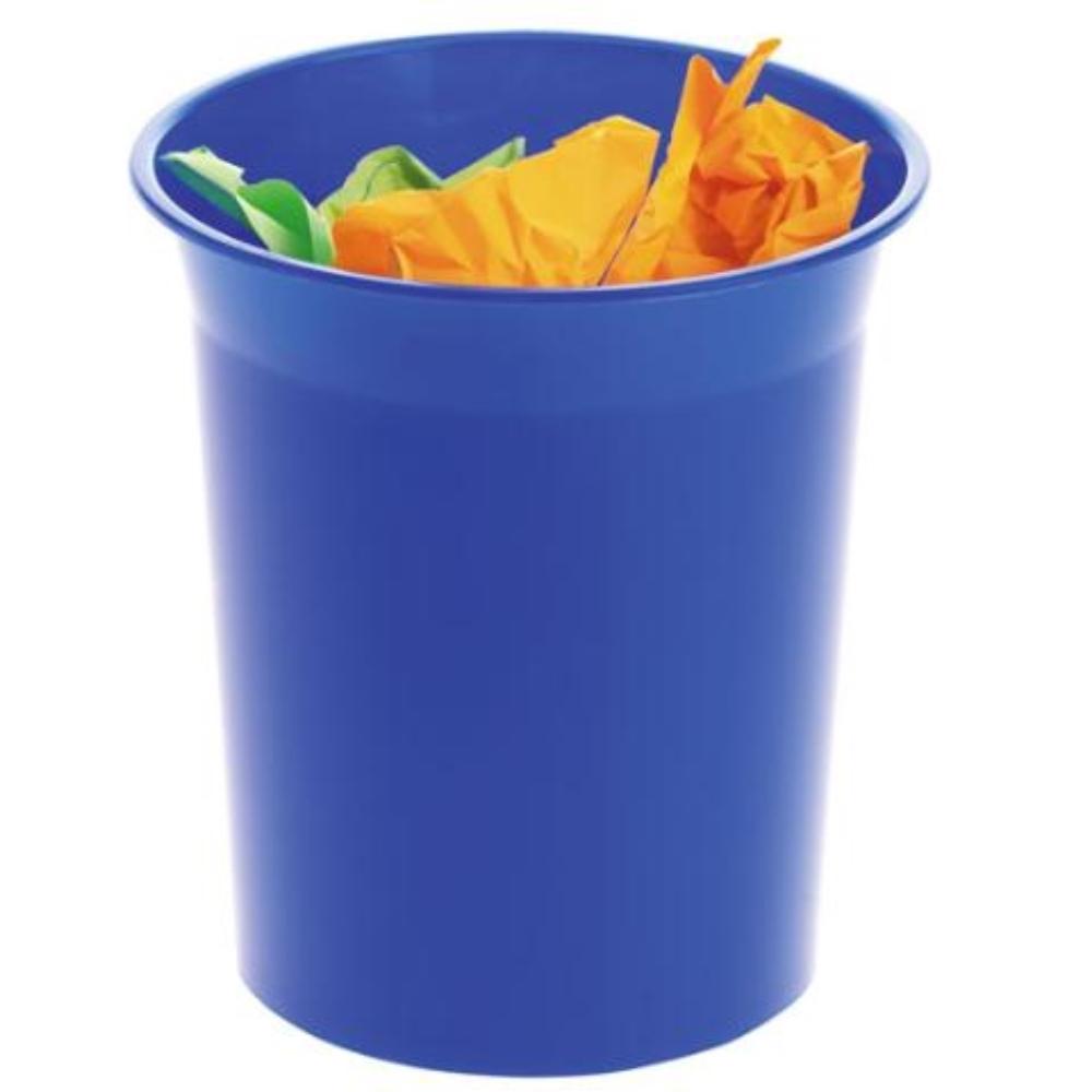 PAPELERA PLASTICO AZUL 13 L ARCHIVO 2000