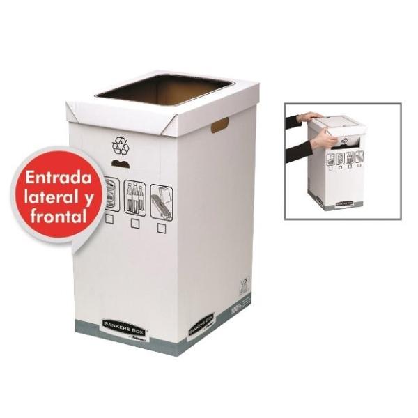 PAPELERA DE RECICLAJE R-KIVE BANKERS BOX 60X30X50MM FELLOWES