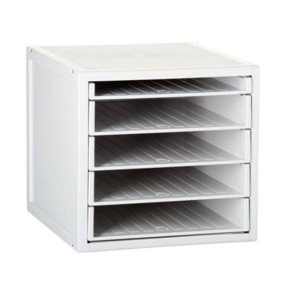 MODULO 5 BANDEJAS ARCHISYSTEM GRIS ARCHIVO 2000