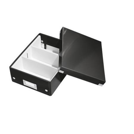 CAJA MONTABLE CLICK&STORE PEQUEÑA 220X100X285MM NEGRA LEITZ