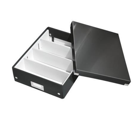 CAJA MONTABLE CLICK&STORE M MEDIANA NEGRA LEITZ