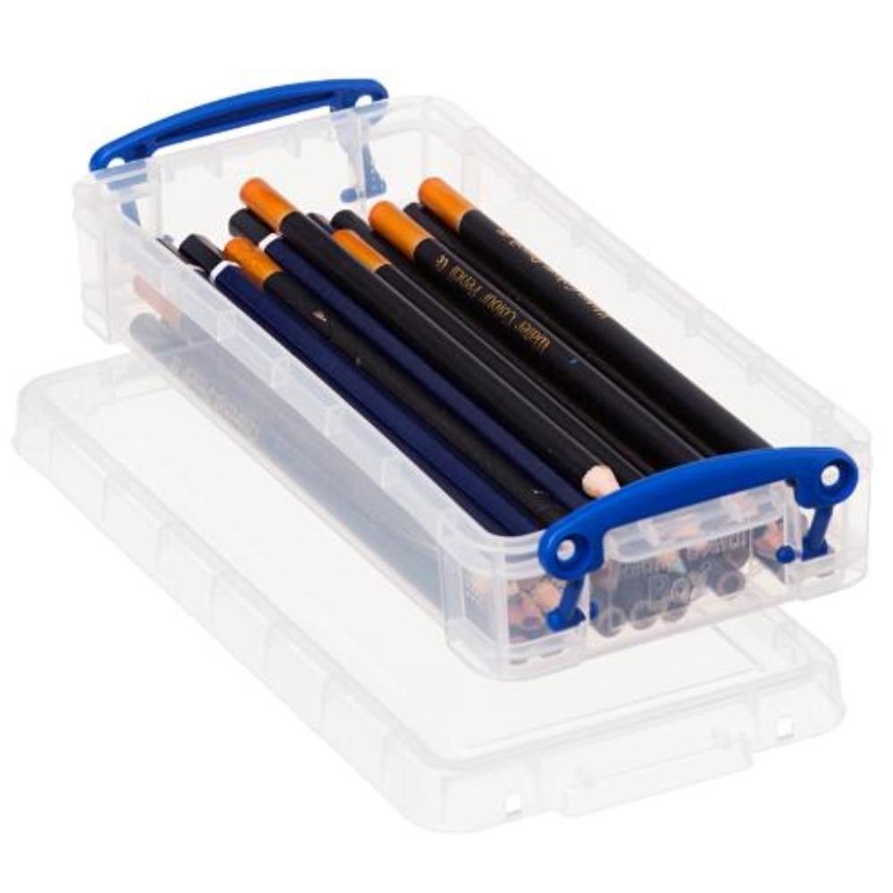 CAJA ALMACENAJE PLASTICO 0,55L 220X100X40MM ARCHIVO 2000