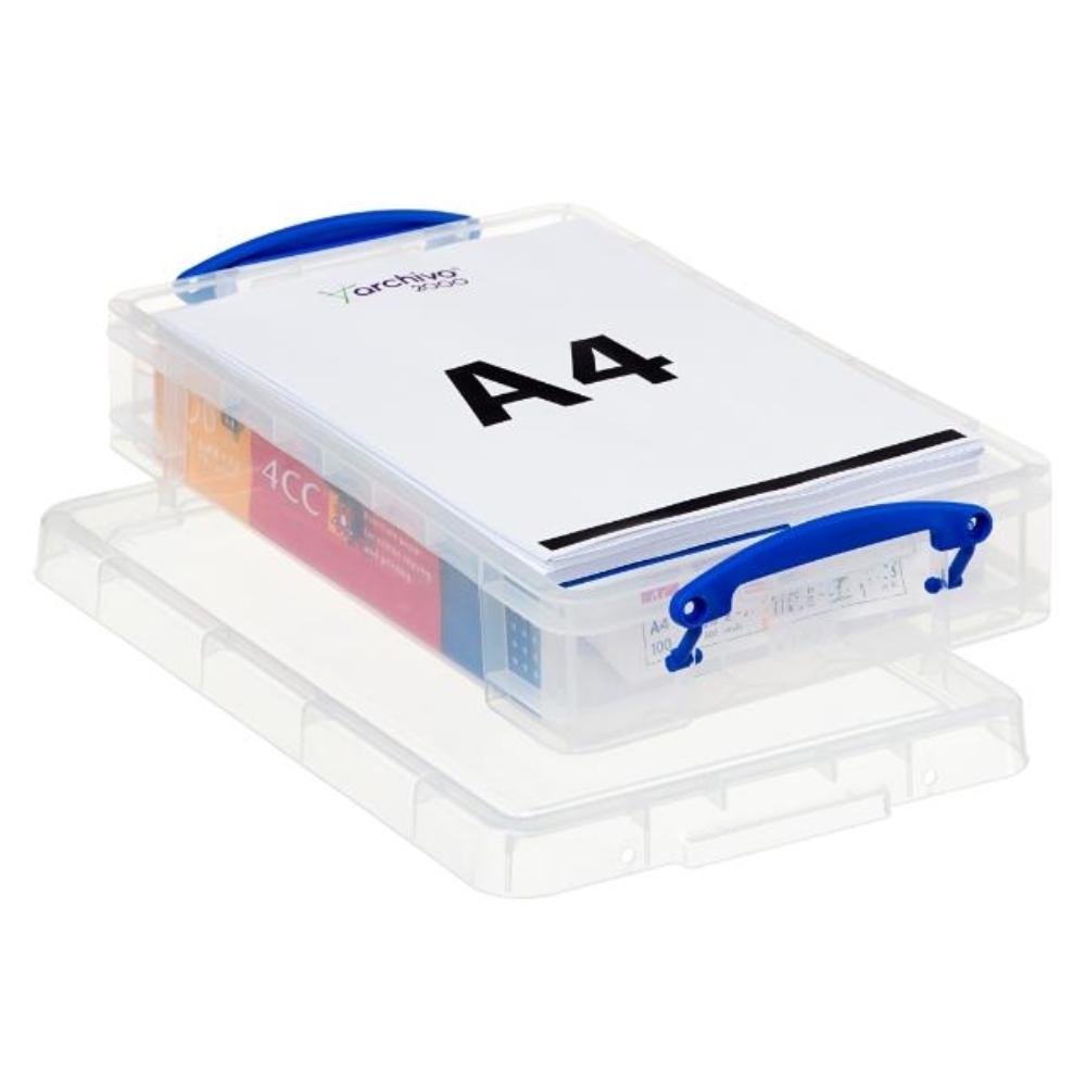 CAJA ALMACENAJE PLASTICO 4L ARCHIVO 2000