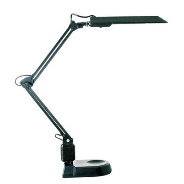 LAMPARA SOBREMESA ORZAN ECOSTAR FLUORESCENTE BAJO CONSUMO 75W NEGRO ARCHIVO 2000