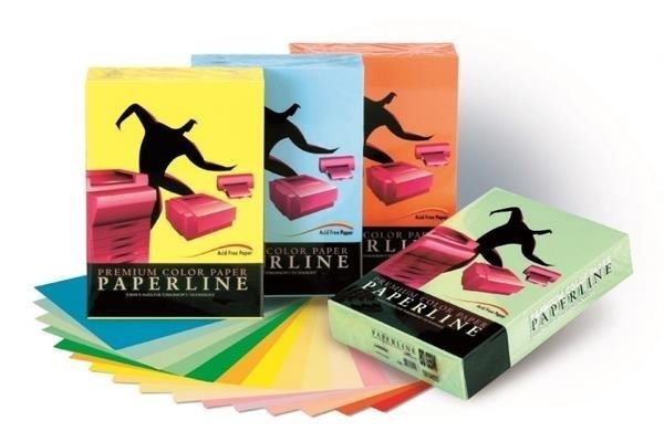 PAPEL COLORES A4 80G 500H ROJO PAPERLINE