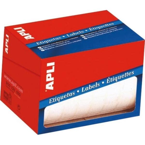 ETIQUETAS MANUAL BLANCAS ROLLO 12x18 5600U APLI