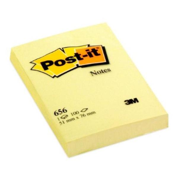 NOTAS ADHESIVAS POST-IT  AMARILLO 100H 51x76MM (FT500072853)