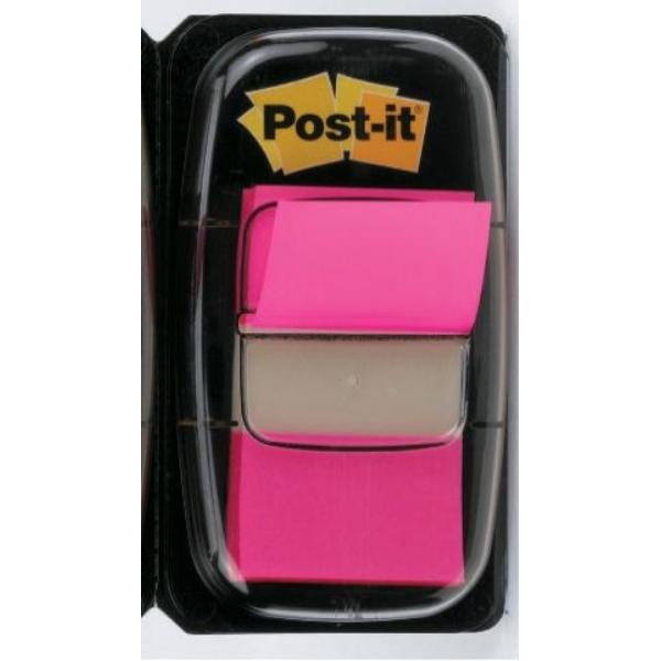 BANDERITAS POST-IT  INDEX 1 PULGADA ROSA BRILLANTE 50U. (70071392743)