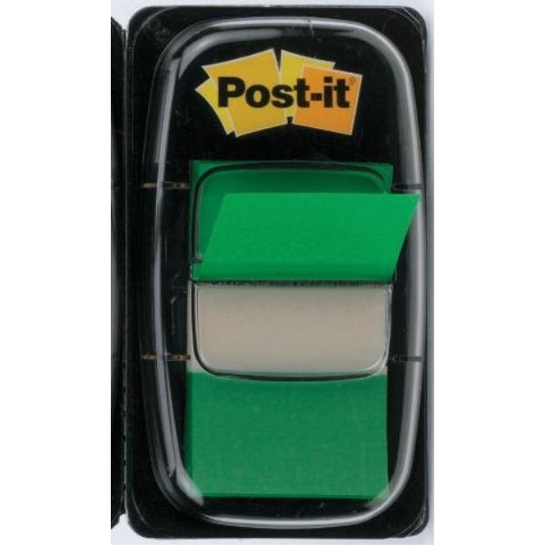 BANDERITAS INDEX 1 PULGADA VERDE 50UDS POST-IT  (70071392776)