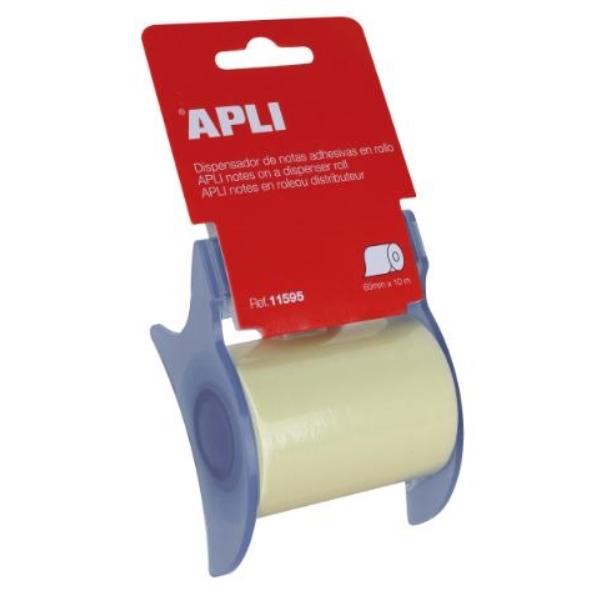 DISPENSADOR NOTAS ADHESIVAS EN ROLLO 60X10MM APLI