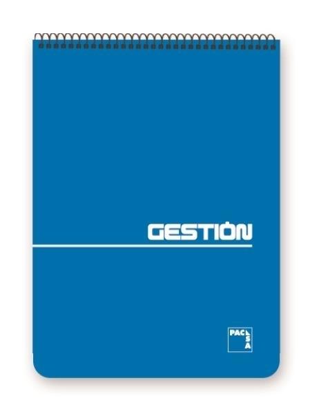 BLOC GESTION FOLIO 80H 60GR C/4 TAPA BLANDA PACSA