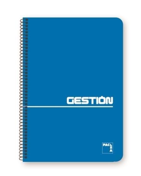 CUADERNO GESTION FOLIO 80H 60GR C/4 TAPA BLANDA PACSA