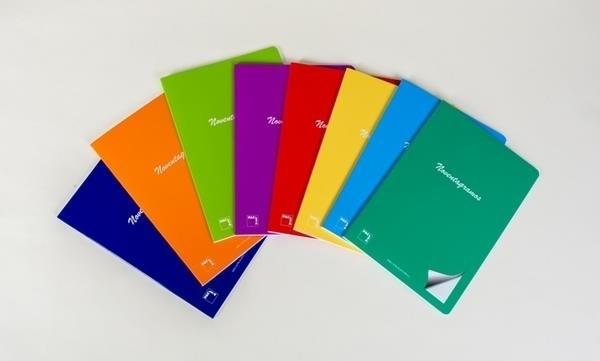 LIBRETA A4 48HJ 90G CUADRO 4MM MRG T/CARTULINA PLASTIFICADA PACSA