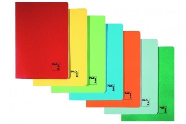 LIBRETA A4 48HJ 70G CUADRO 4MM MRG T/CARTULINA GOFRADA PACSA